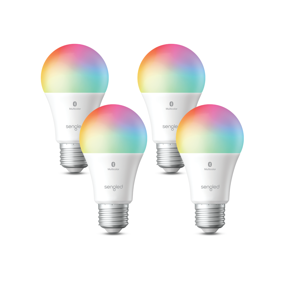 Experience simple setup and stable connections with the Sengled Bluetooth Mesh Color A19/E26. Connect your smart bulbs to Alexa devices in seconds. Remotely control lights via the Sengled Bluetooth App or voice commands with Alexa and Google Assistant. Create personalized schedules, automate actions, and personalize your space with 16 million colors and custom light effects. Enjoy the security of localized Mesh networks without the need for a cloud or network connection. No account needed.