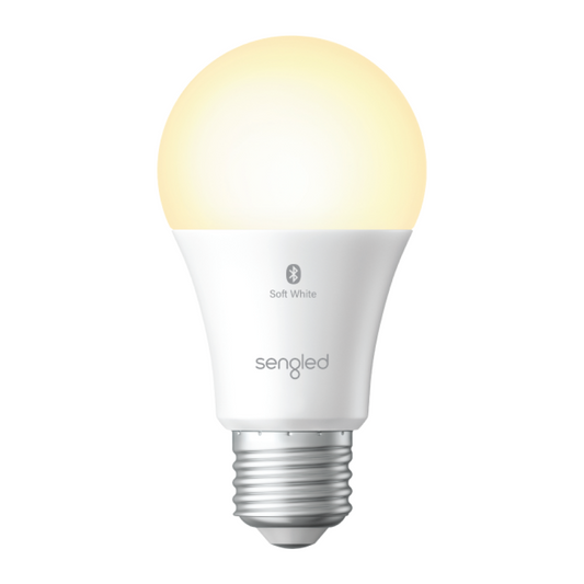 Enjoy simple setup and stable connections with the Sengled Bluetooth White 2700K A19/E26. Connect your smart bulbs to Alexa devices in seconds. Remotely control lights via the Sengled Bluetooth App or voice commands with Amazon Alexa. Adjust brightness from 5% to 100% to create the perfect ambiance throughout the day. With Sengled's Bluetooth Low Energy 5.0 Mesh technology, you can extend the reach of your smart lighting system for whole-home installations.