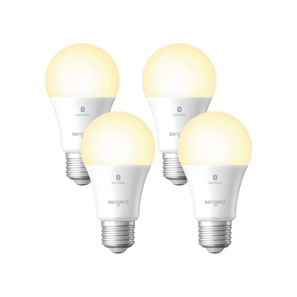 Enjoy simple setup and stable connections with the Sengled Bluetooth White 2700K A19/E26. Connect your smart bulbs to Alexa devices in seconds. Remotely control lights via the Sengled Bluetooth App or voice commands with Amazon Alexa. Adjust brightness from 5% to 100% to create the perfect ambiance throughout the day. With Sengled's Bluetooth Low Energy 5.0 Mesh technology, you can extend the reach of your smart lighting system for whole-home installations.