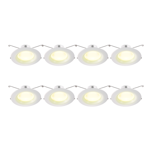 Bluetooth Recessed Ceiling Light 2700K 8 Packs