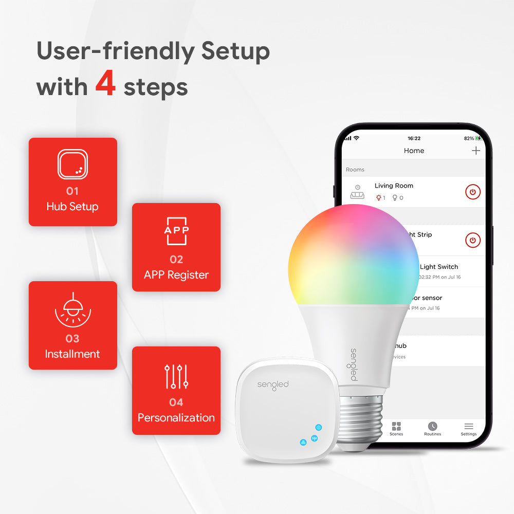 Starter Kit: 2 Zigbee Color A19/E26