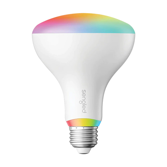 Upgrade your home with Sengled's Zigbee Color BR30/E26 bulb. Versatile for landscape, porch, kitchen, and more. Enjoy RGB color-changing capabilities and dimmable features. Elevate your space with this essential smart lighting solution.  Keywords: landscape lighting, led shop lights, porch lights, bulbs, kitchen ceiling lights, wall light, rgb lights, wall lamps, led ceiling light, reading lamp, bedroom wall lights, color changing light bulb