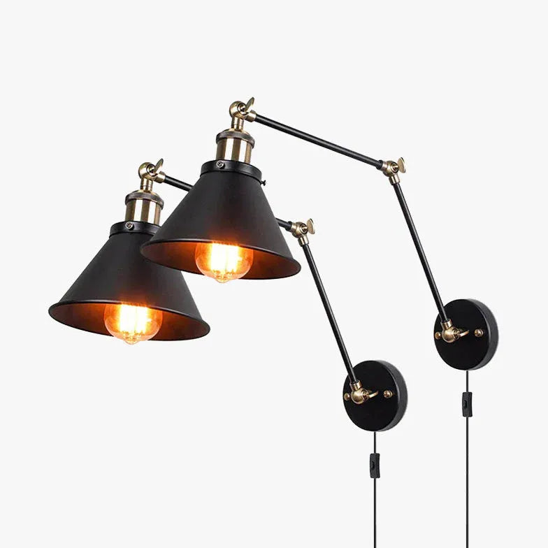 articulating wall light indoor black - Classic Lights