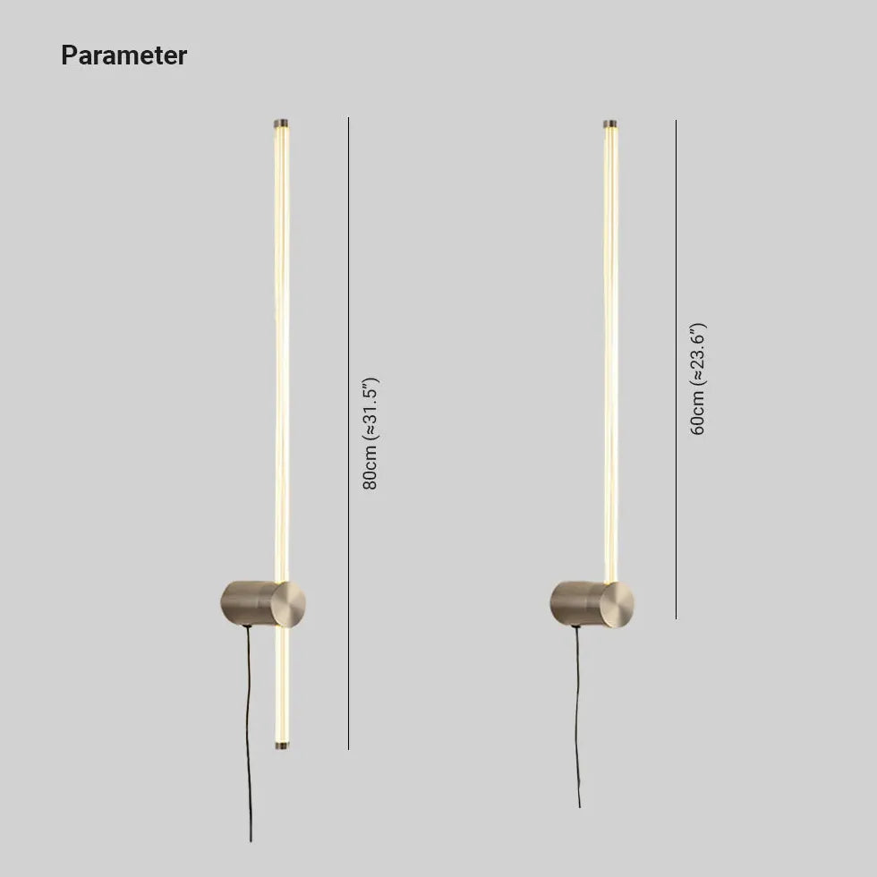 Linear Metal Plug in Wall Lights - Classic Lights