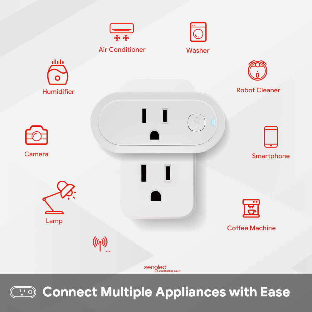 Smart Plug 4 Packs - Hub Required