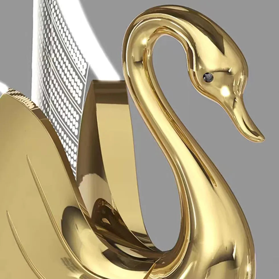 Swan Modern Gold Plug in Wall Lights - Classic Lights