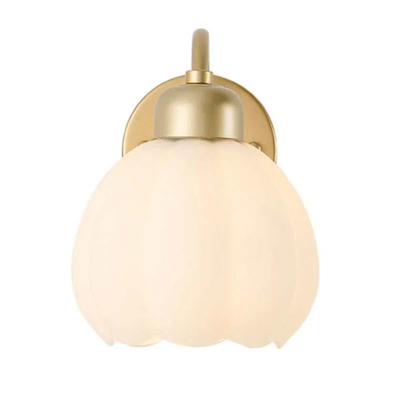 Gold lily Bedroom Plug in Wall Lights - Classic Lights