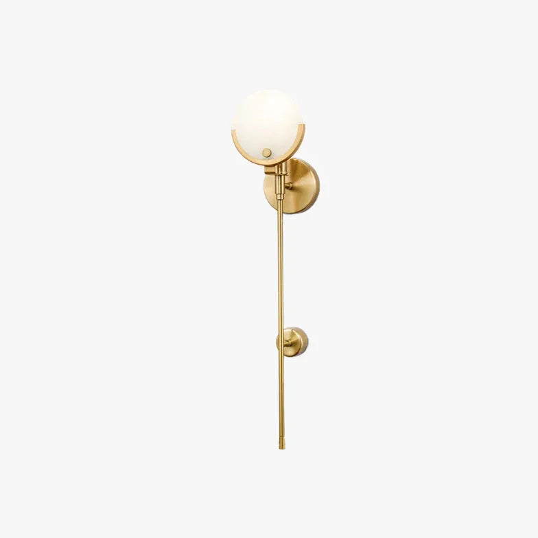 Gold Globe Plug in Wall Lights - Classic Lights