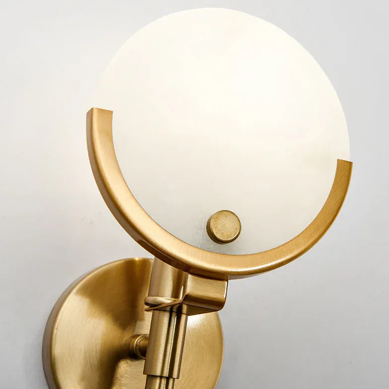 Gold Globe Plug in Wall Lights - Classic Lights