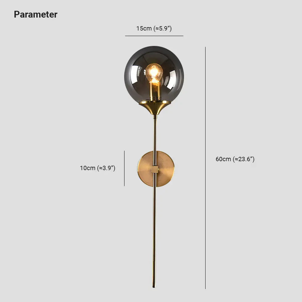 Globe Glass Plug in Wall Lights - Classic Lights